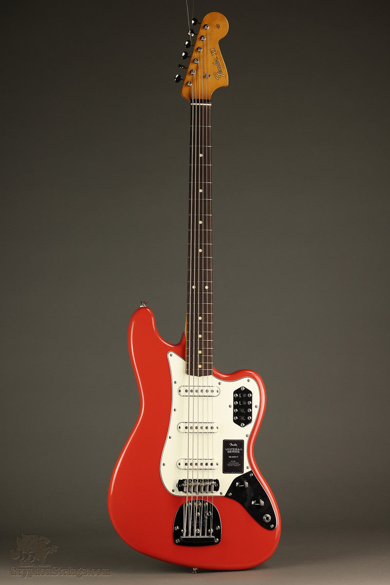 Fender Vintera® II '60s Bass VI, Rosewood Fingerboard, Fiesta Red