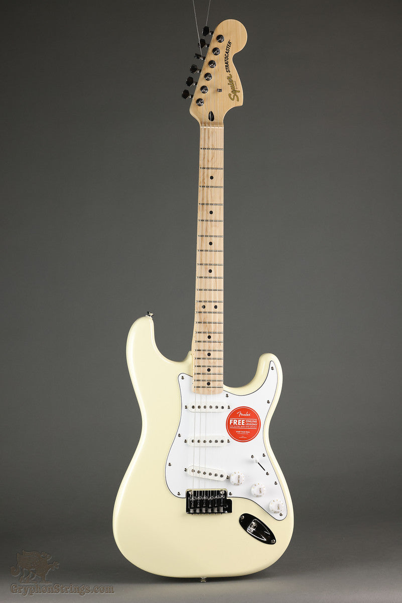 Squier Affinity Series™ Stratocaster®, Maple Fingerboard, White