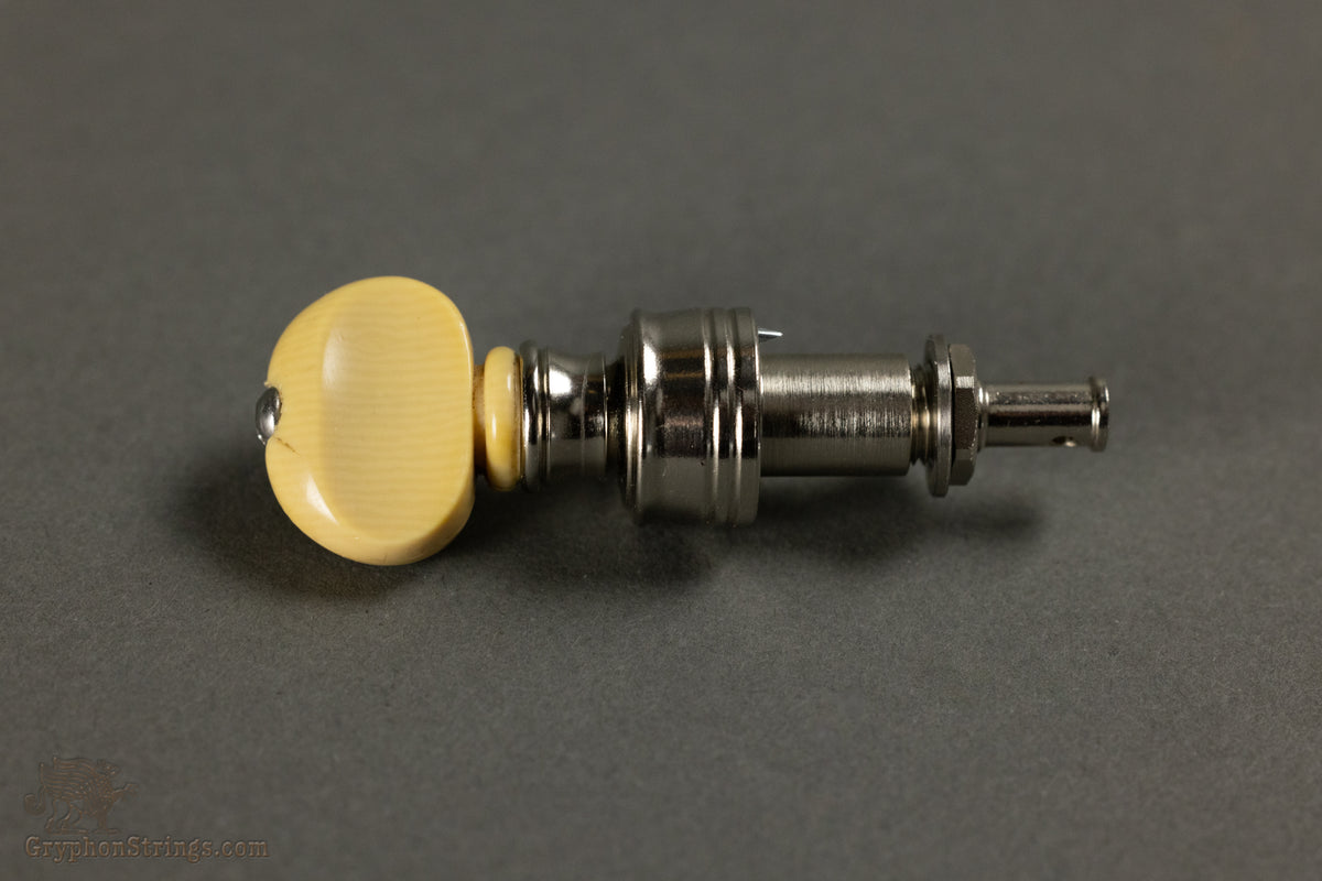 Gryphon Special Rickard 10 1 Cycloidal Tuner Nickel w Vintage Ivoroid Buttons
