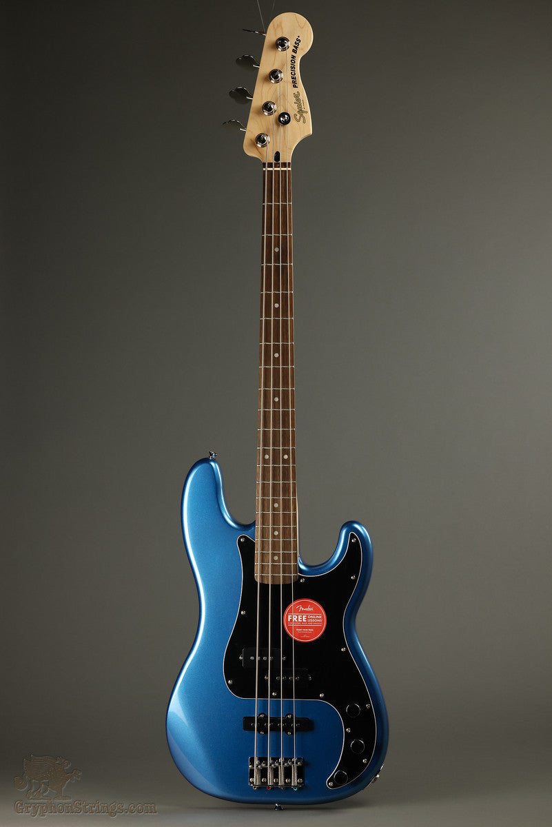 Squier Affinity Series™ Precision Bass® PJ, Laurel Fingerboard, Black  Pickguard, Lake Placid Blue New