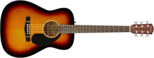Fender CC-60S Concert, Walnut Fingerboard, 3-Color Sunburst - New
