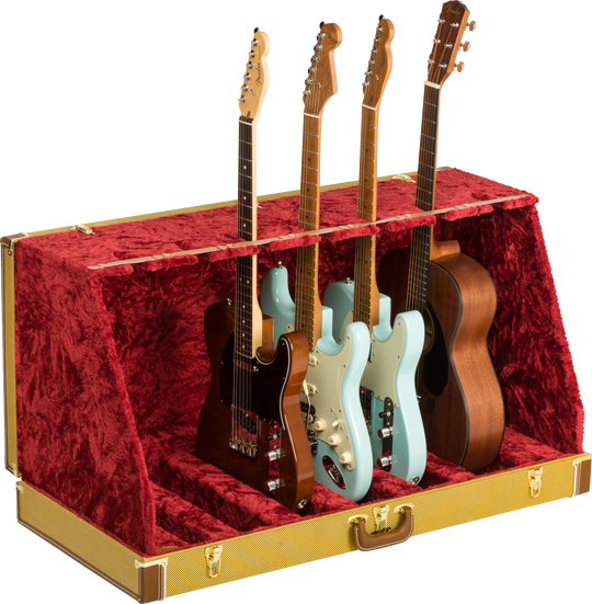 Fender® Classic Series Case Stand - 7 Guitar, Tweed