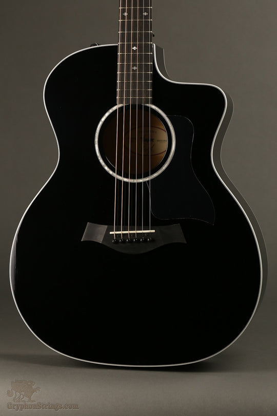 Taylor Guitars 214ce-BLK DLX Grand Auditorium Steel String Acoustic Guitar New