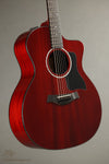 Taylor Guitars 224ce DLX LTD Transparent Red Acoustic Electric Guitar New