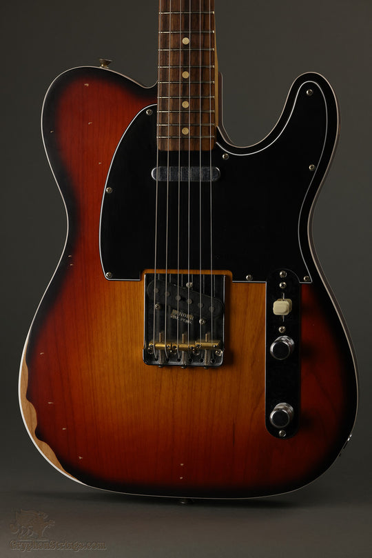 Fender Jason Isbell Custom Telecaster®, Rosewood, 3-Color Chocolate Burst New