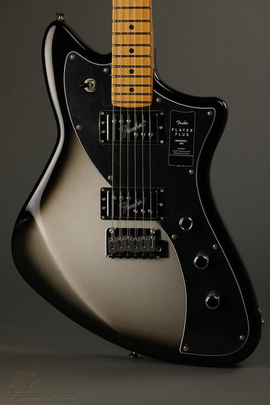 Fender Player Plus Meteora® HH, Maple Fingerboard, Silverburst New