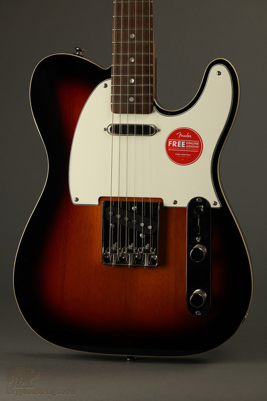 Squier Classic Vibe '60s Custom Telecaster®, Laurel Fingerboard, 3-Color Sunburst New