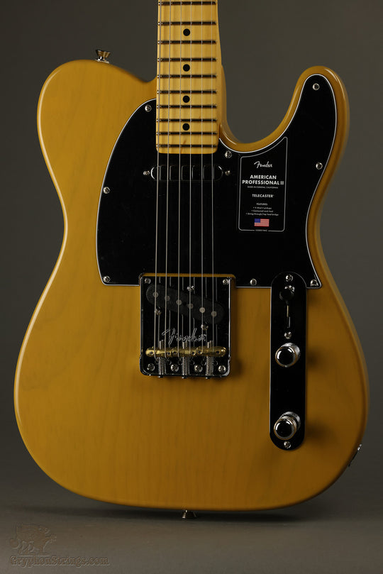 Fender American Professional II Telecaster®, Maple Fingerboard, Butterscotch Blonde New