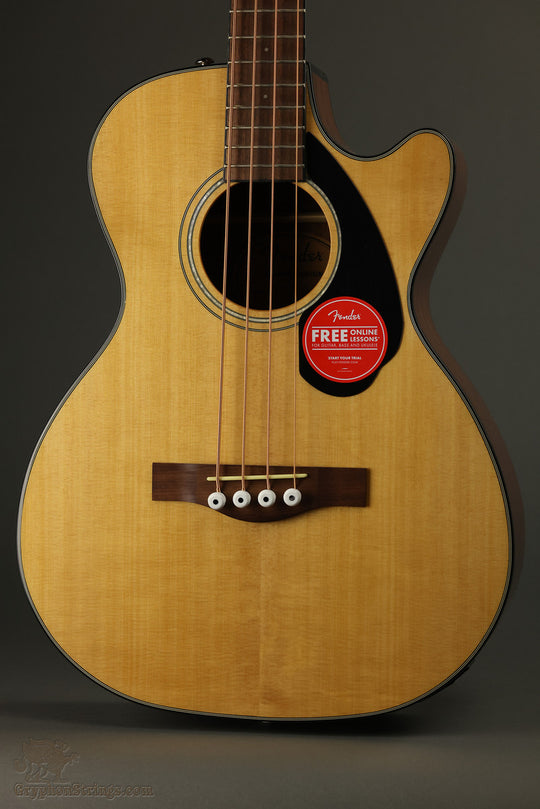 Fender CB-60SCE Bass, Laurel Fingerboard, Natural New