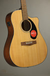 Fender CD-60SCE Dreadnought, Walnut Fingerboard, Natural New