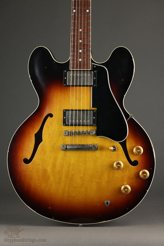 Creek CTF1959 Aged Vintage Sunburst Semi-Hollow Archtop Electric Guitar - New