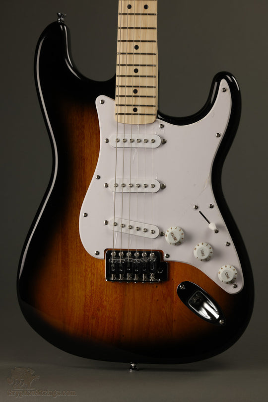 Squier Sonic™ Stratocaster®, Maple Fingerboard, White Pickguard, 2-Color Sunburst - New