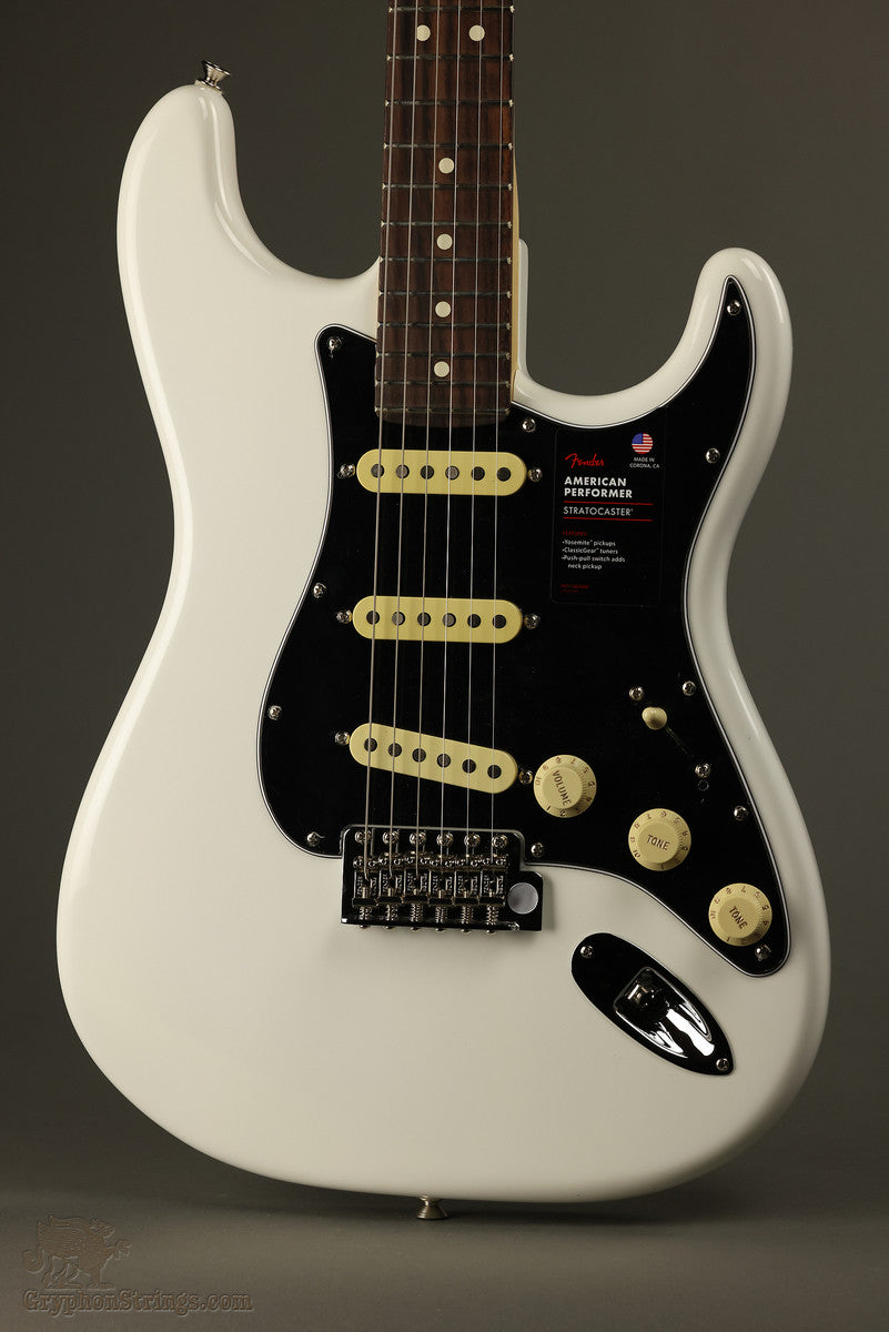 Fender USA / American Performer Stratocaster HSS Maple Fingerboard Black フェンダー (横浜店)(YRK) Fender American Performer Stratocaster Honeyburst \u2013 Chicago Music
