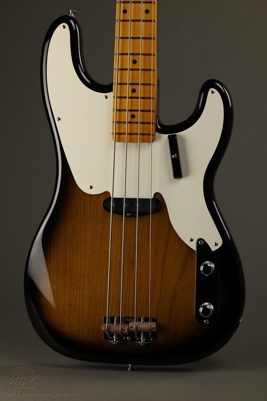 Fender American Vintage II 1954 Precision Bass®, Maple Fingerboard, 2-Color Sunburst - New