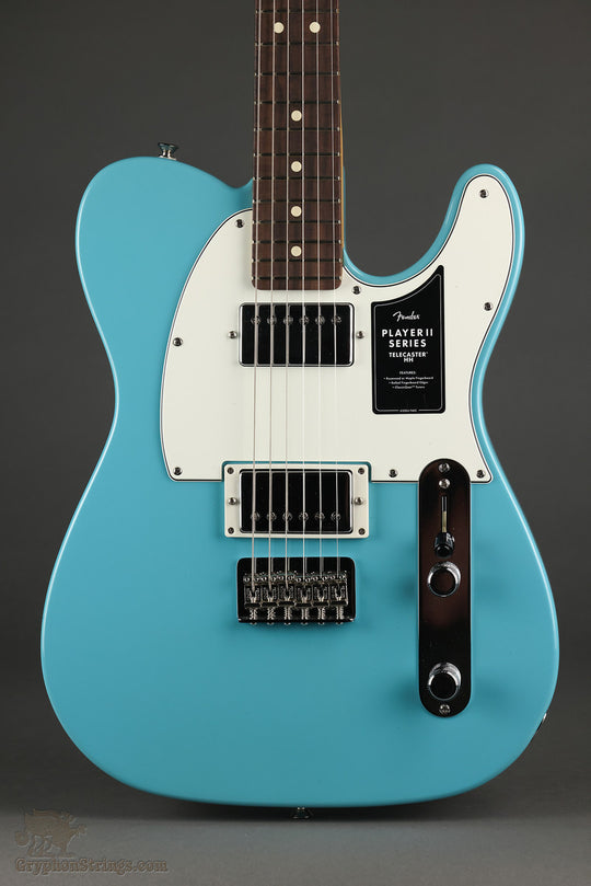 Fender Player II Telecaster® HH, Rosewood Fingerboard, Aquatone Blue - New