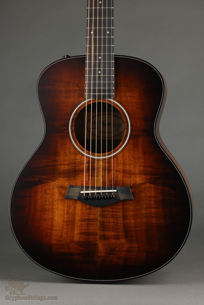 Taylor GS Mini-e Koa Plus Acoustic Electric - New – Gryphon Strings