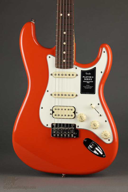 Fender Player II Stratocaster® HSS, Rosewood Fingerboard, Rallye Orange - New