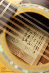 2002 Martin SP000-16 Steel String Guitar Used