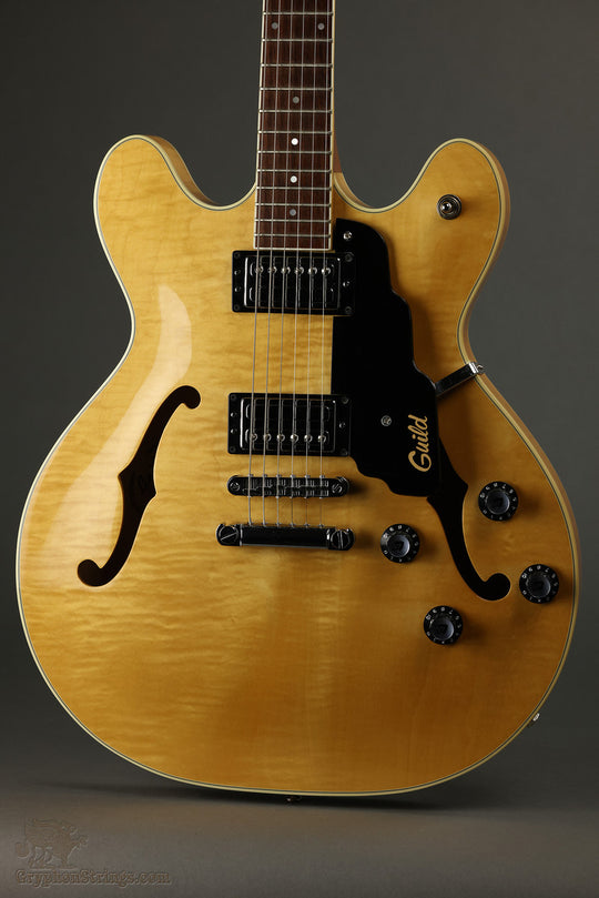 1998 Guild Starfire IV Natural Semi Hollow Electric Guitar Used