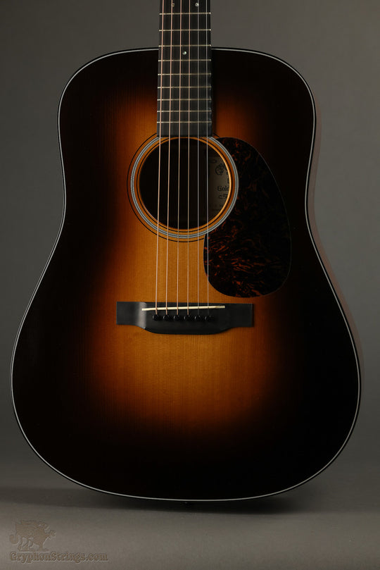 2013 Martin D-18GE 1934 Golden Era Sunburst Steel String Acoustic Guitar Used