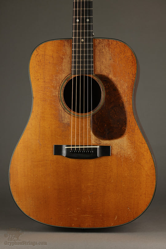 1946 Martin D-18 Steel String Guitar-Used
