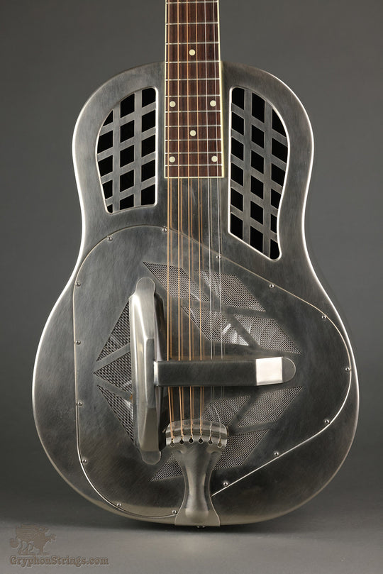 2010 National Reso-Phonic NRP Steel Tricone Resonator Guitar-Used