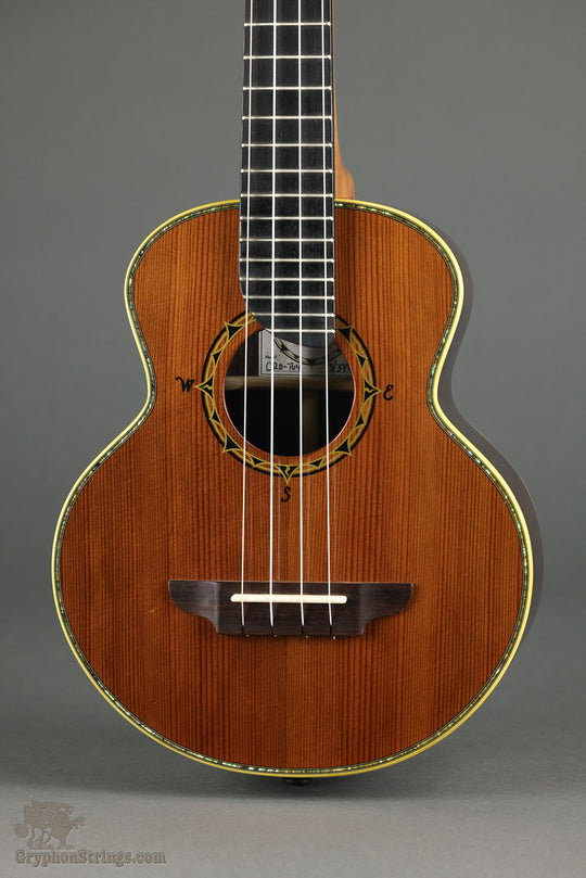 2013 Rick Turner Compass Rose Mini-Jumbo Tenor Ukulele-Used