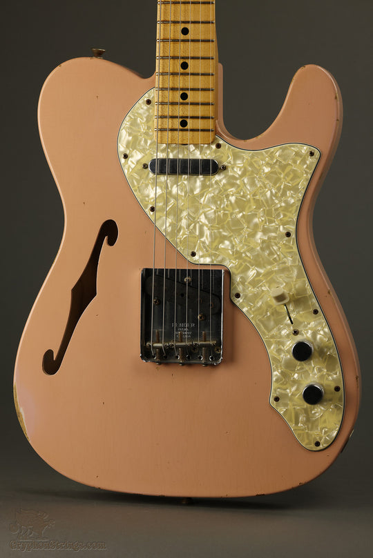 2011 Fender Masterbuilt 1960's Thinline Telecaster Relic Electric Guitar Used