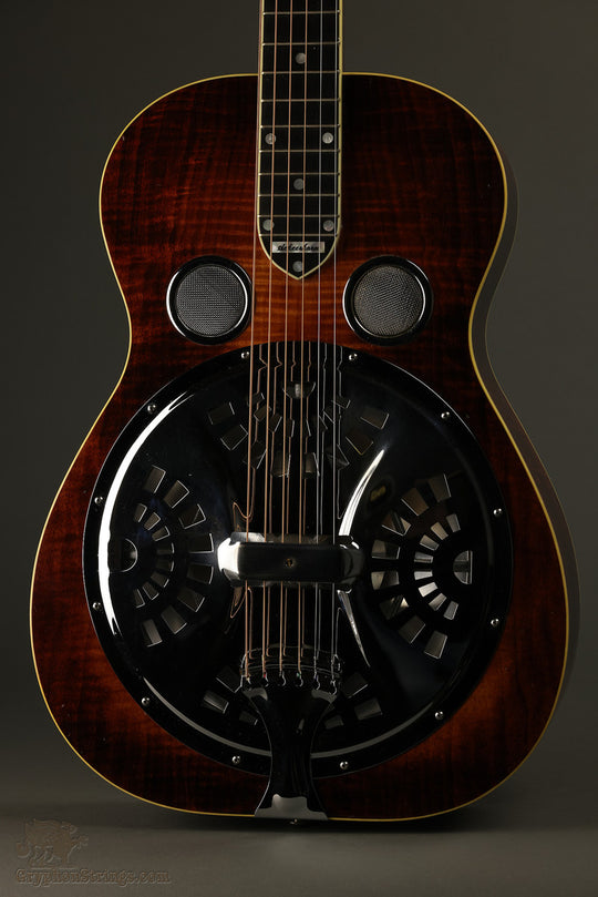 1995 Scheerhorn R-Body Figured Maple Resophonic Guitar Used