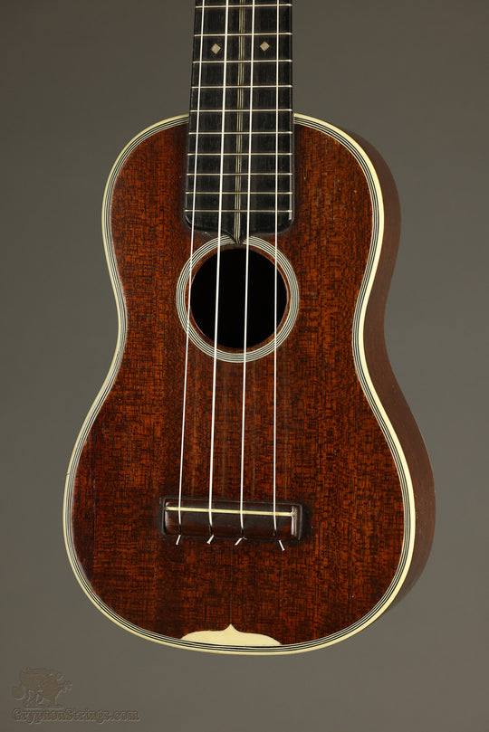 Circa 1922 Martin Ditson D-Shape Style 3M Ukulele Used