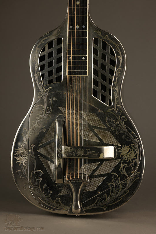 1928 National Style 4 Tricone Squareneck Resonator Guitar - Used