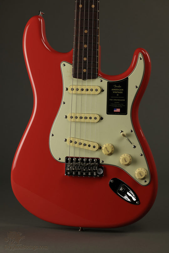 Fender American Vintage II 1961 Stratocaster®, Rosewood Fingerboard, Fiesta Red - New