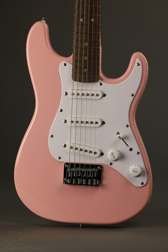 Squier Mini Stratocaster®, Laurel Fingerboard, Shell Pink - New