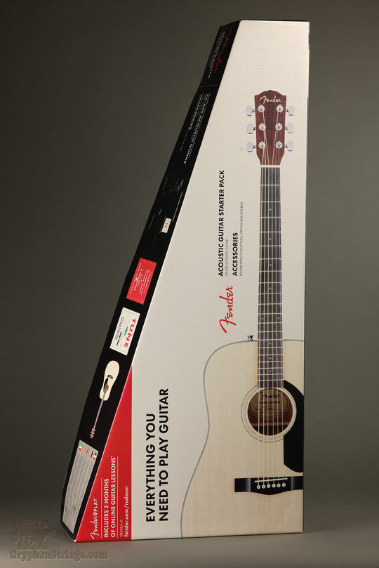 Fender CD-60S Dreadnought Pack V2, Natural - New