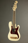 Fender Fullerton Precision Bass® Uke, Walnut Fingerboard, Tortoiseshell Pickguard, Olympic White - New