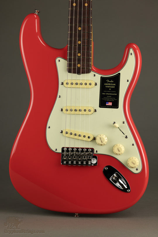 Fender American Vintage II 1961 Stratocaster®, Rosewood Fingerboard, Fiesta Red - New