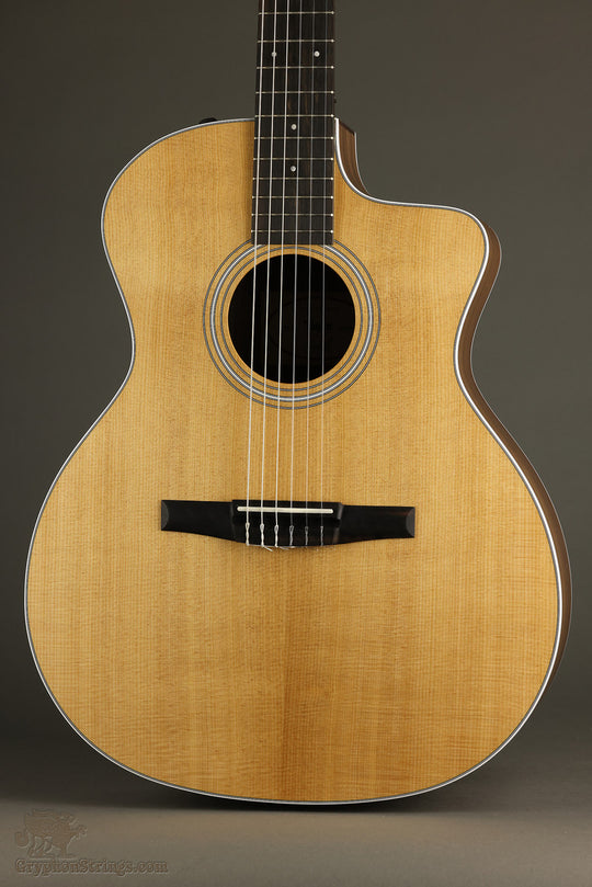 Taylor 214ce-N Acoustic Electric Nylon String Guitar - New