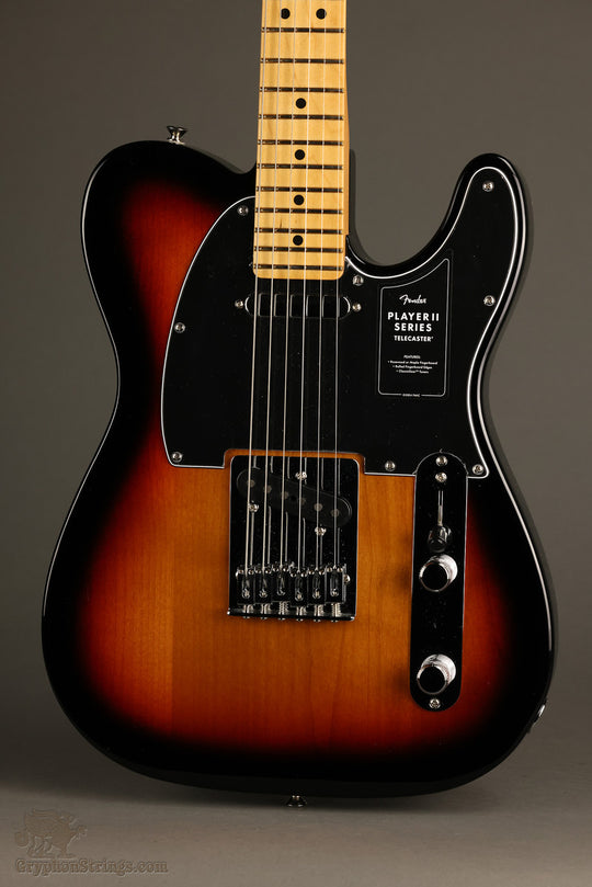 Fender Player II Telecaster®, Maple Fingerboard, 3-Color Sunburst - New