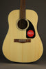 Fender CD-60 Dreadnought V3 w/Case, Walnut Fingerboard, Natural - New