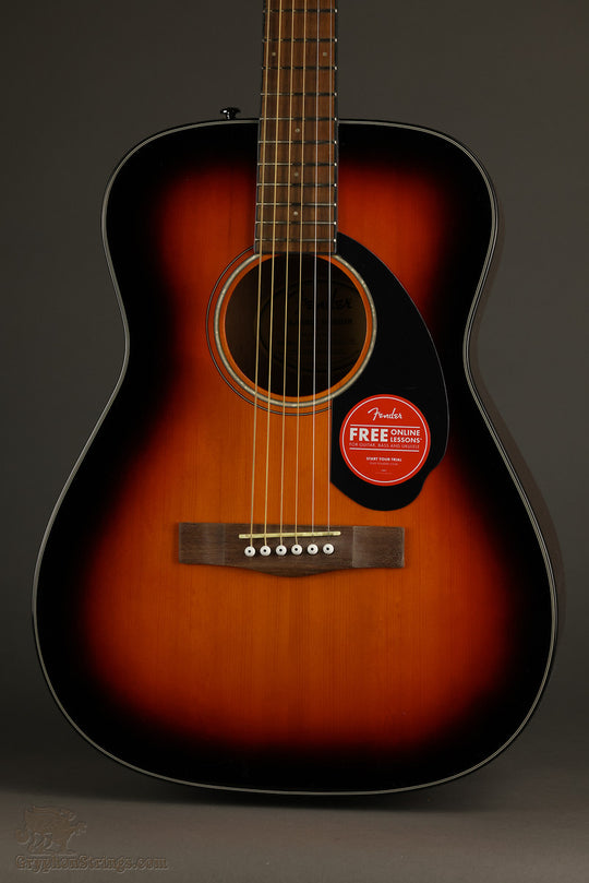 Fender CC-60S Concert, Walnut Fingerboard, 3-Color Sunburst - New