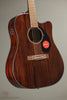 Fender CD-60SCE Dreadnought, Walnut Fingerboard, All-Mahogany - New