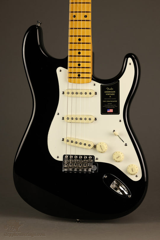 Fender American Vintage II 1957 Stratocaster®, Maple Fingerboard, Black - New