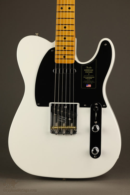 Fender American Vintage II 1951 Telecaster®, Maple Fingerboard, Prototype White - New