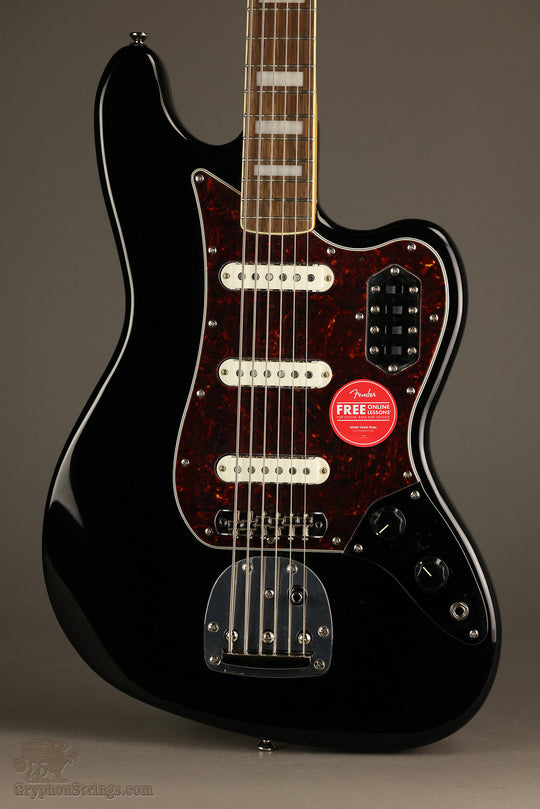 Squier Classic Vibe Bass VI, Laurel Fingerboard, Black - New