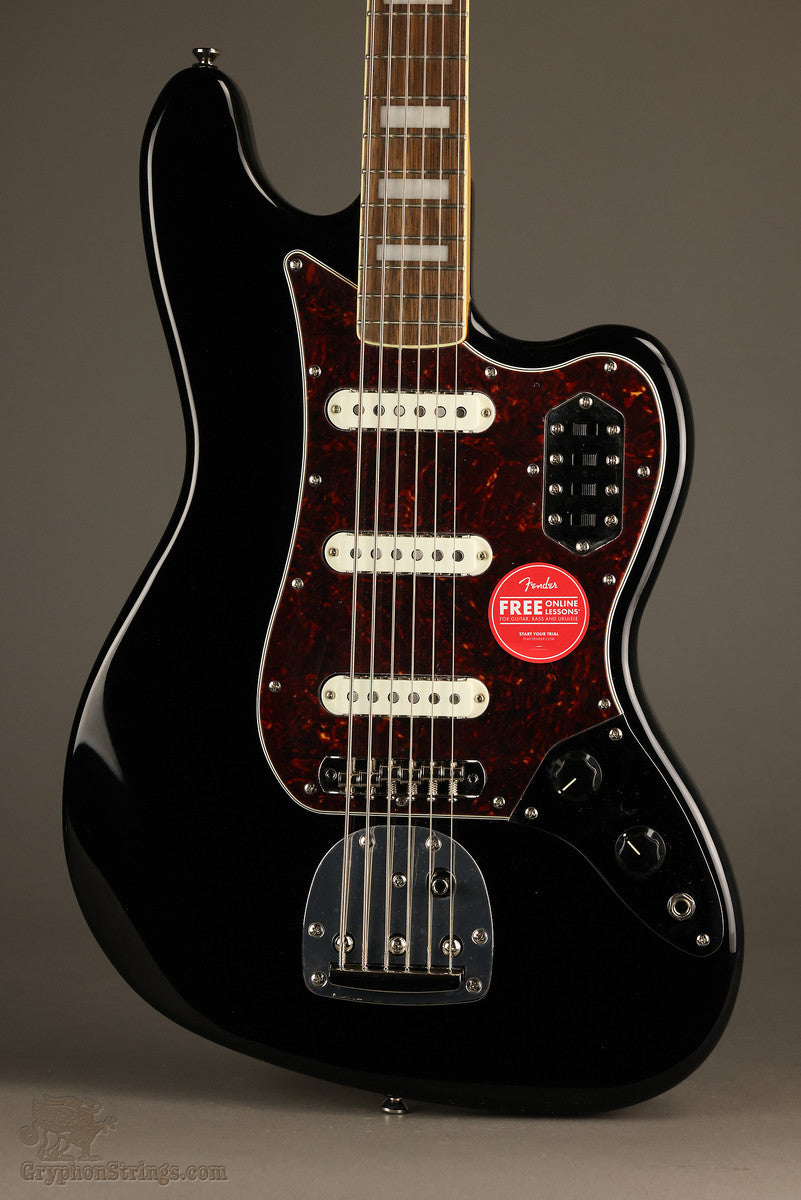 Squier Classic Vibe Bass VI, Laurel Fingerboard, Black - New