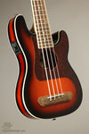 Fender Fullerton Precision Bass® Uke, Walnut Fingerboard, Tortoiseshell Pickguard, 3-Color Sunburst - New