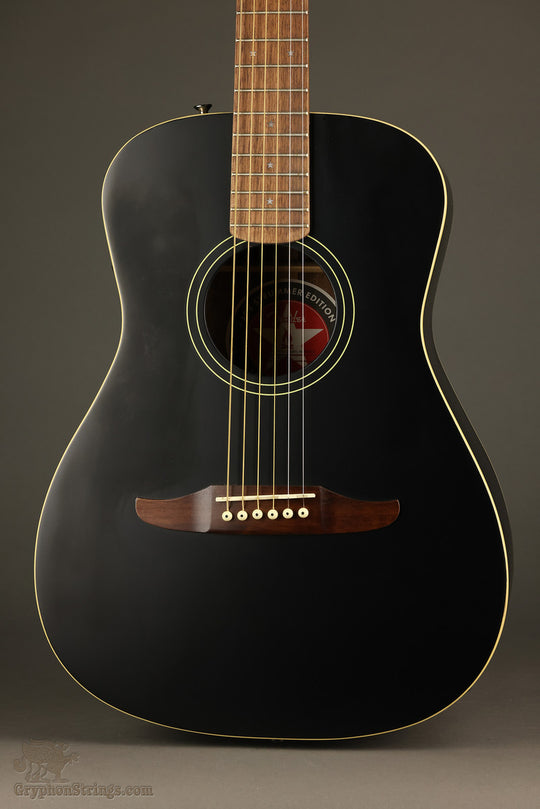 Fender Joe Strummer Campfire, Walnut Fingerboard, Matte Black - New