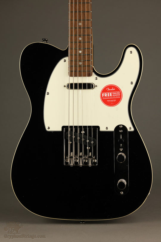 Squier Classic Vibe Baritone Custom Telecaster®, Laurel Fingerboard, Parchment Pickguard, Black - New