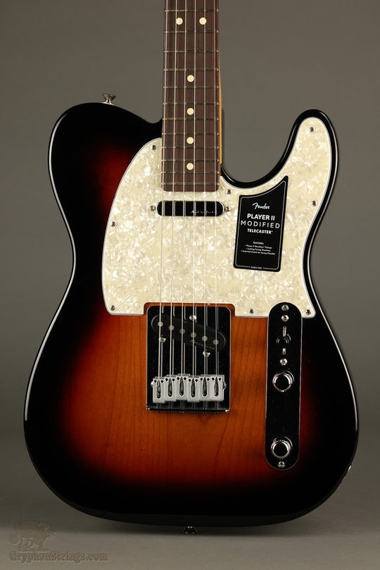 Fender Player II Modified Telecaster®, Rosewood Fingerboard, 3 Tone Sunburst - New