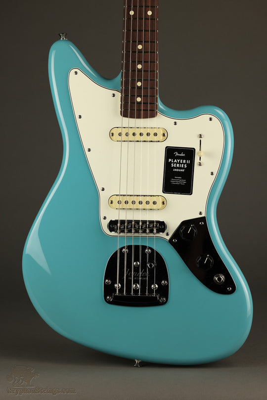 Fender Player II Jaguar®, Rosewood Fingerboard, Aquatone Blue - New